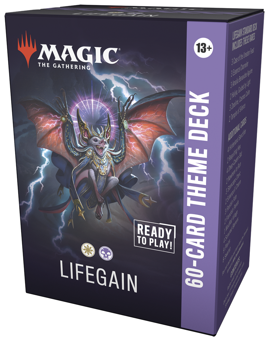 Magic: The Gathering : Secrets of Strixhaven: "Lifegain" 60-Card Theme Deck - Magic Draw