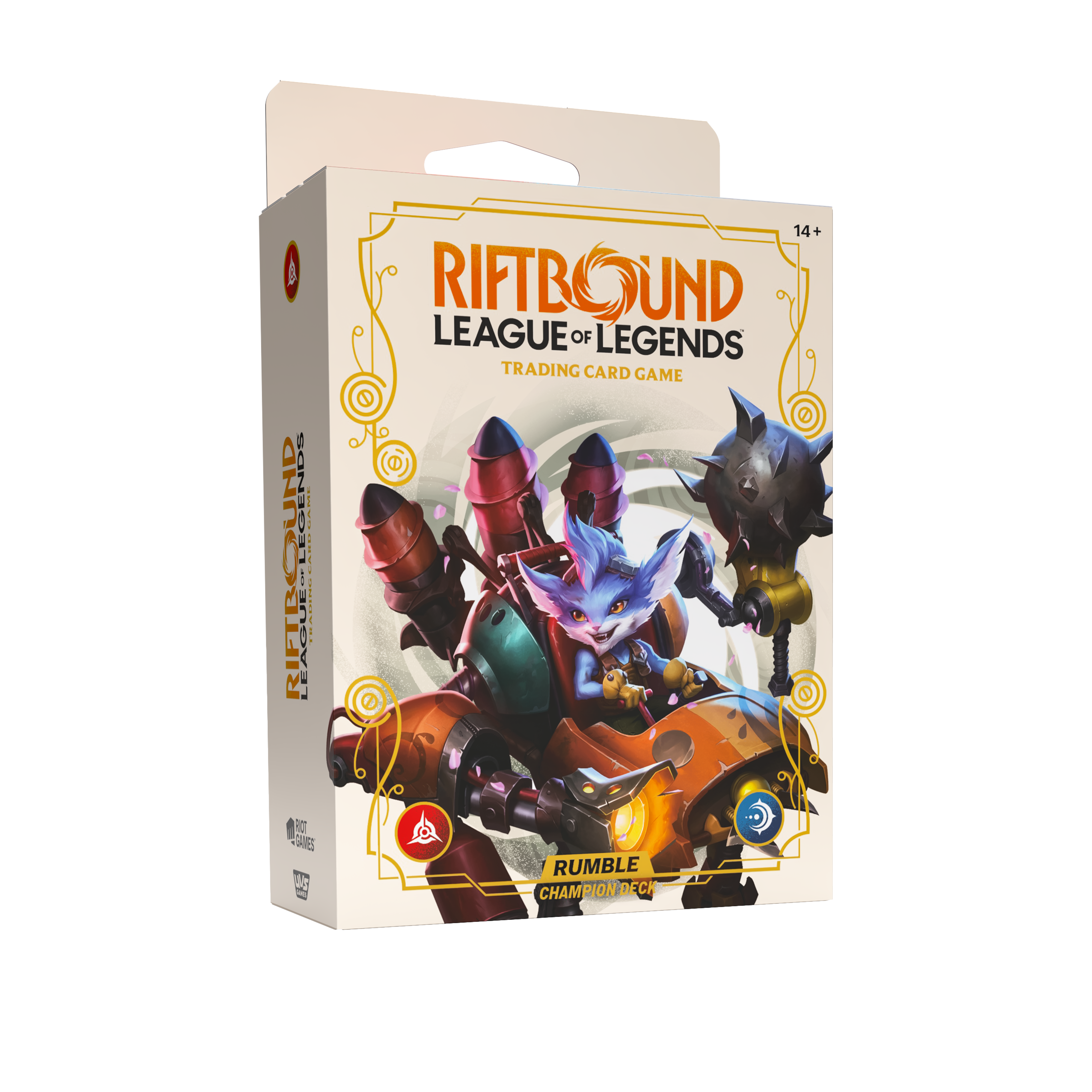 Riftbound: League of Legends TCG - Spiritforged Champion Deck: Rumble Display