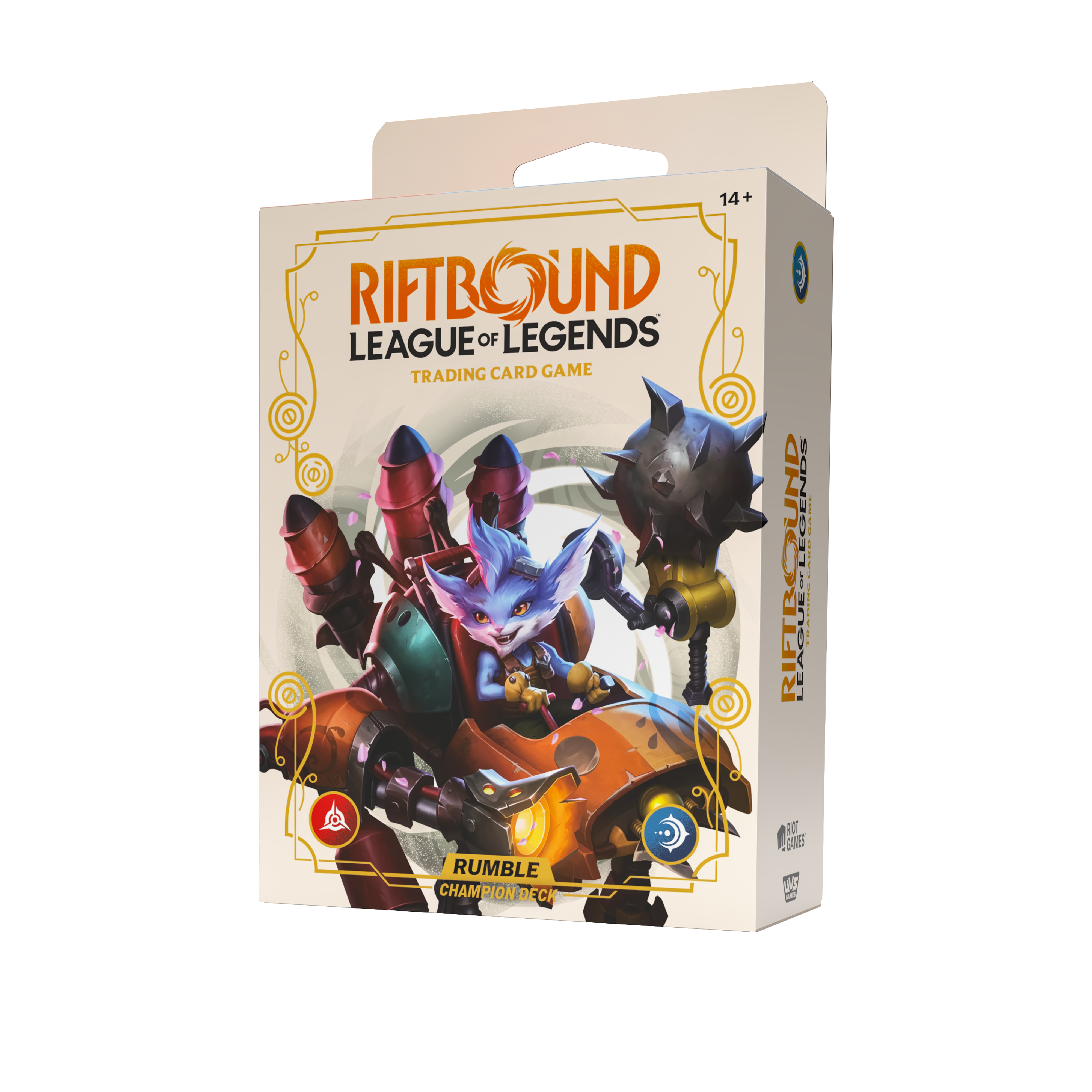 Riftbound: League of Legends TCG - Spiritforged Champion Deck: Rumble Display