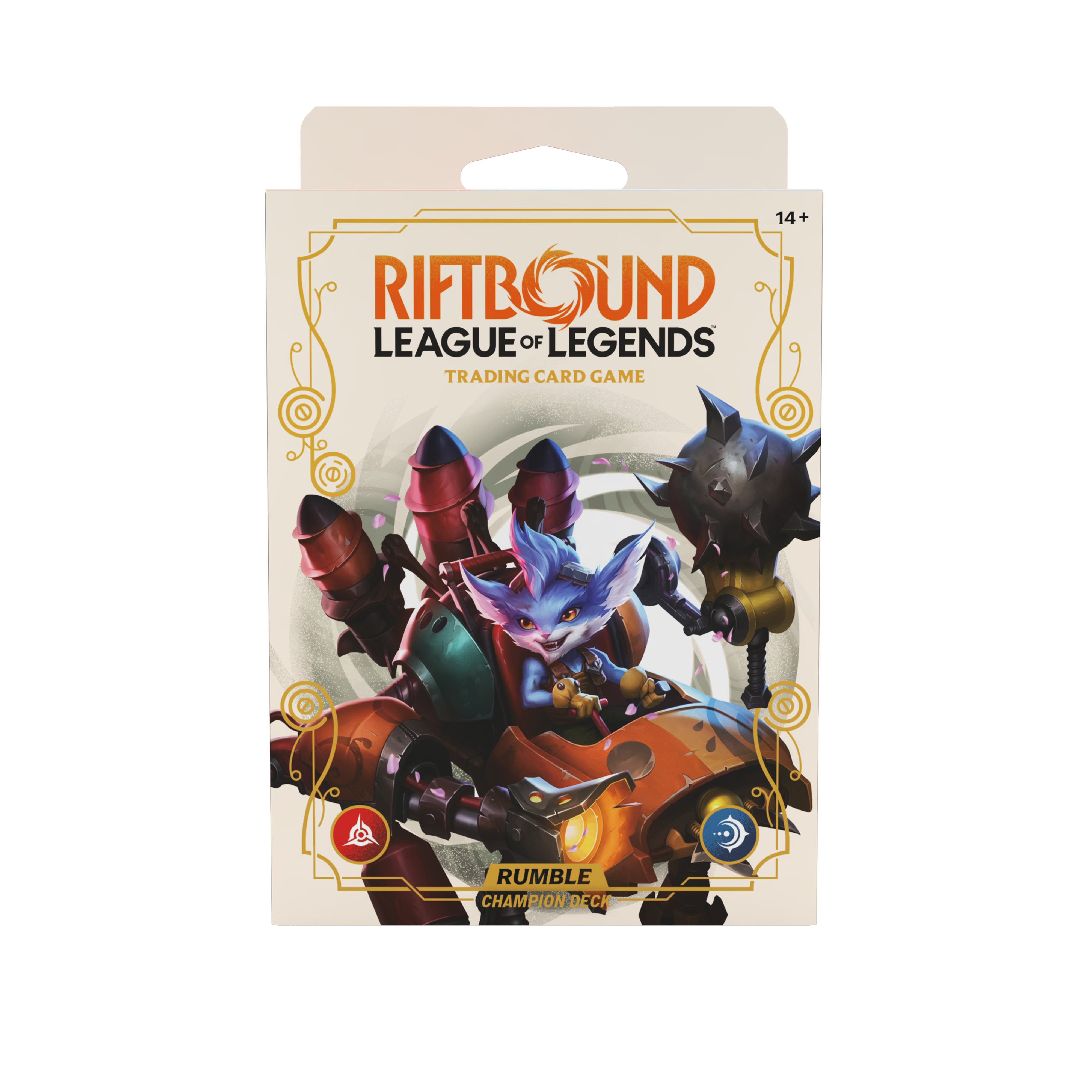 Riftbound: League of Legends TCG - Spiritforged Champion Deck: Rumble Display